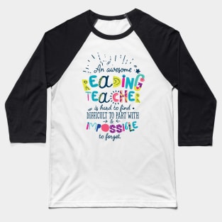 An Awesome Reading Teacher Gift Idea - Impossible to forget Baseball T-Shirt